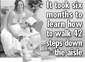 英国女子被炸断双腿后学会开飞机(图)