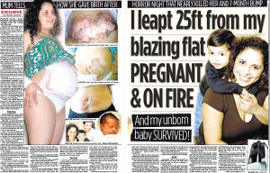 29岁孕妇遭遇火灾楼上跳下孩子获救