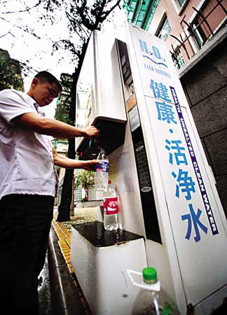 广州自动售水机水质合格率不到八成