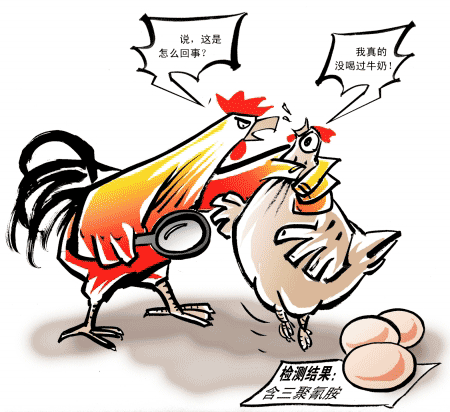 香港再次检出三聚氰胺超标鸡蛋 产自湖北