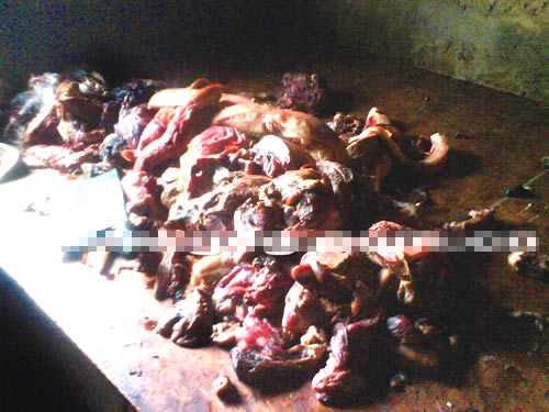 工业盐+变质肉=致癌“黑心”腊肉(图)