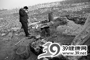 北京通州黑窝点贩卖病死猪肉日售千斤(图)