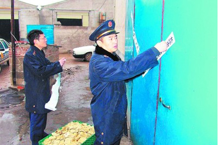 豆制品三无黑作坊被查处