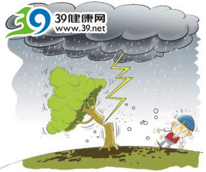 雷击致呼吸停止或心脏麻痹或是死因