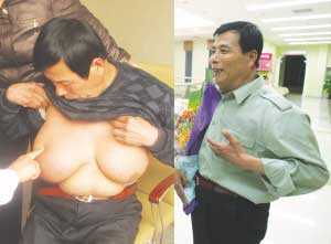 山东汉长大乳房：别叫我假女人我是纯爷们