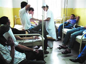 黑新闻：盒饭引发食物中毒 豆苗毒倒12名壮汉(图)