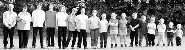 英国超级爸爸独自养大20子女